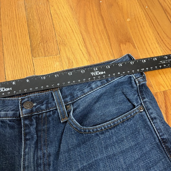 Levis 527 Jeans Mens 34x30 Blue Bootcut Medium Wash Denim Casual Pants Zip Fly - Picture 5 of 8